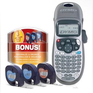 Label Maker Machine w/Tape -100H Letratag Handheld, Comes w/ 3 LT Label Tapes.